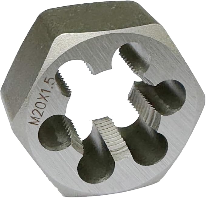 Yamesh M20 x 1.5 Hex Die Rethreading Die Thread Die Carton Steel For Right Hand