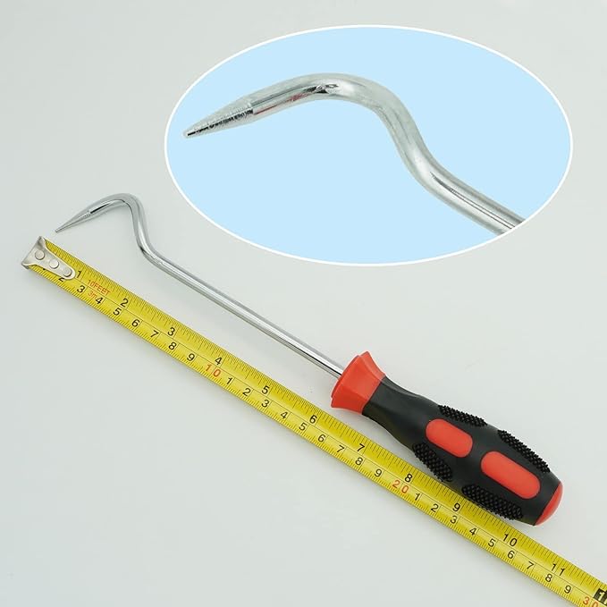 Hose Removal Hook Pick Set Pack of 4, 10" Hook, 8" Remover, Hose Puller Tool for Radiator Hoses