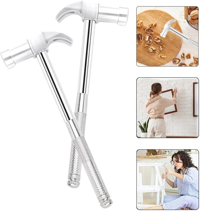 Claw Hammers GooMood 6 in 1 Metal Hammer 【a reliable set of tools for basic home maintenance】Multifunctional Camping Hammer Set Screwdriver with Screwdriver Hammers Hand Tools