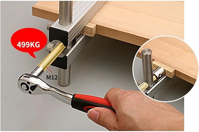 40 Inch Parallel Bar Clamp竊?Pressure Panel Clamps竊똀djustable 4-Way Pressure aluminum alloy Clamps竊똣or Flat Panels & Flush Joints竊똀luminum tools recision Woodworking Projects