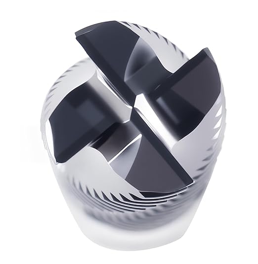 Accusize Industrial Tools Standard Tooth M42 8% Cobalt Tialn Roughing End Mill, 5/8'' by 5/8'' by 1-5/8'' Flt Length, 1102-0058