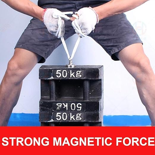 Grtard 700LBS Magnet Fishing Kit for Men's Gifts, Strong N52 Neodymium Fishing Magnets(2.95''), 65ft Rope, Protecting Gloves, Rare Earth Magnets for Retrieving Items, Gifts for Men, Dad, Husband