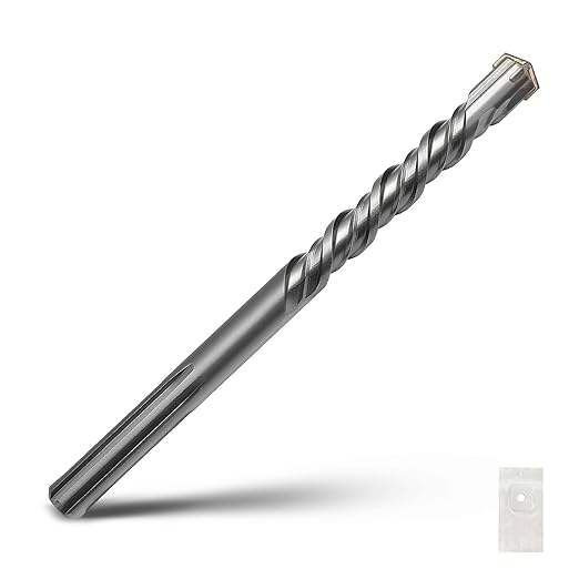 7/8 x 15 inch SDS Max Rotary Hammer Drill Bit, 22x380mm Carbide Tip Masonry Drill Bit,Concrete Drill Bit for Masonry, Brick, Stone, Concrete (Length :380mm / 15 inch, 22mm (7/8 in) Diameter)