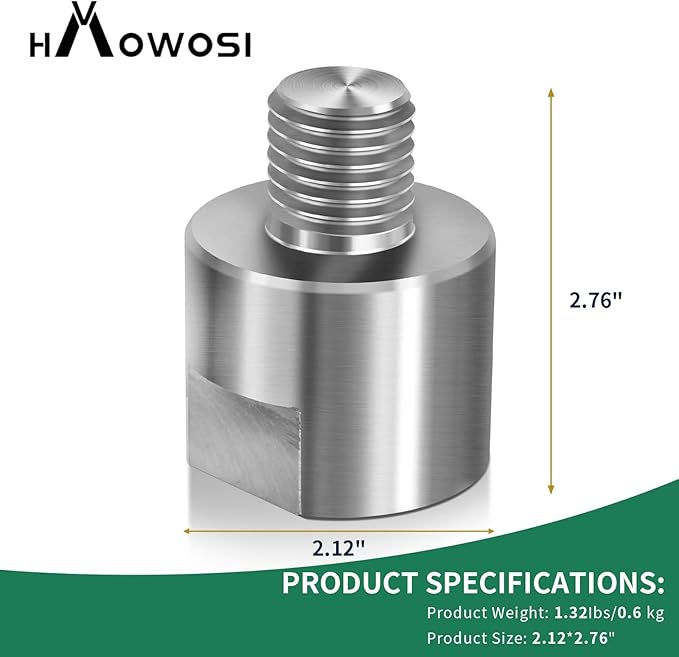 Lathe Spindle Adapter,Lathe Headstock Spindle Adapter,Converts 1-1/4" x 8TPI to 1" x 8TPI for Woodworking Lathe