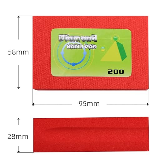 Electroplated Diamond Hand Polishing Pads 60-400 Grit Sanding Tile Stone Marble Concrete Wet Dry징짯 (Grit-200#)