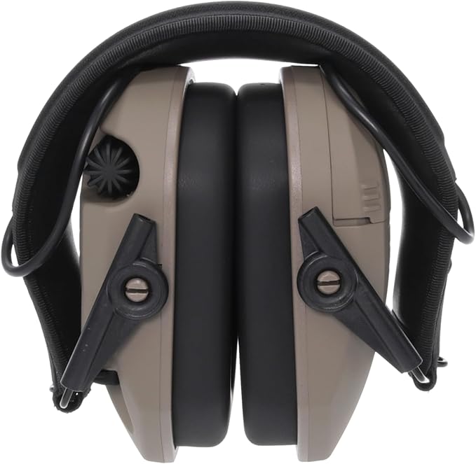 Walker's Razor Slim Ultra Low Profile Compact Design Adjustable Range Shooting Hunting Hearing Protection Electronic Earmuffs