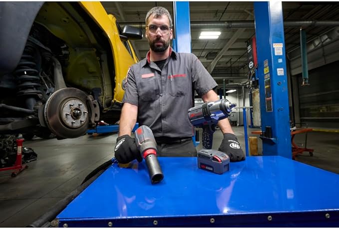 Ingersoll Rand 2236QTIMAX-2 DXS2 1/2" Air Impact Wrench, 2" Extended Anvil, Quiet, 1500 ft-lb Torque, Titanium Hammercase, Friction Ring Retainer, Pistol, Interchangeable Anvil, Multi-functional Tool