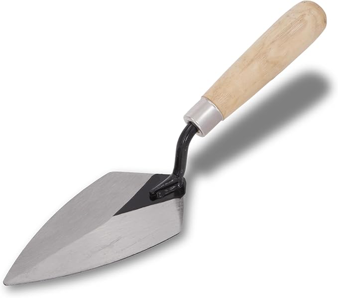 MARSHALLTOWN QLT Pointing Trowels, Wood Trowel Handle, 178mm Length, 76mm Width, Non-Slip Handle, 925