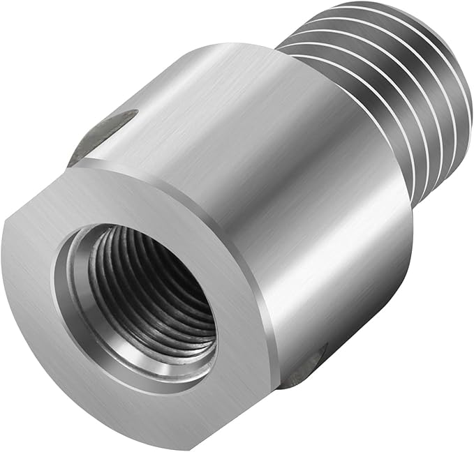 Lathe Headstock Spindle Adapter,Converts FT 3/4" x 16 to MT 1" x 8 TPI for Woodworking Lathe