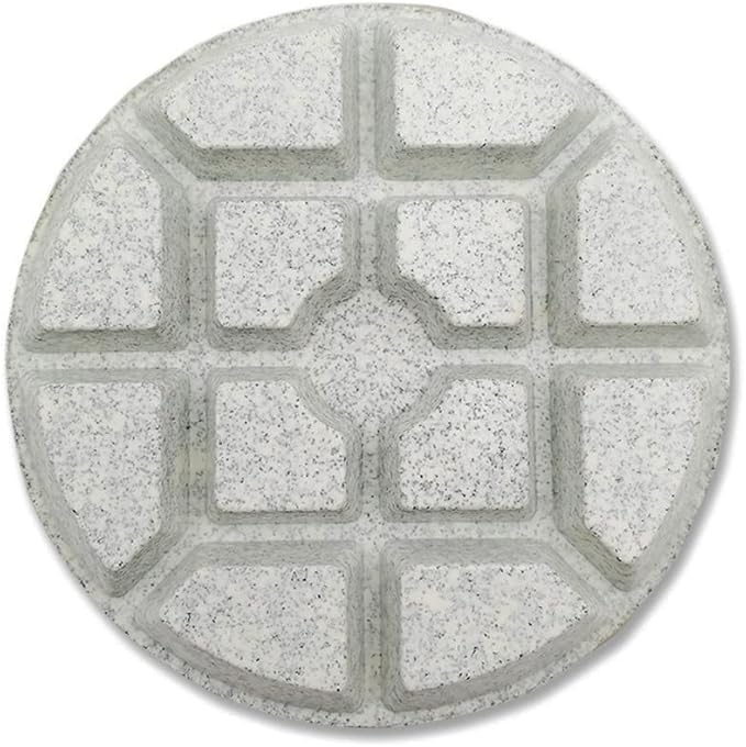 DT-DIATOOL Concrete Polishing Pads 3 inch/80mm for Concrete, Cement and Terrazzo Floors Processing, Repairing and Renovating, Dry or Wet Use Diamond Grinding Pads Grit 50 3pcs
