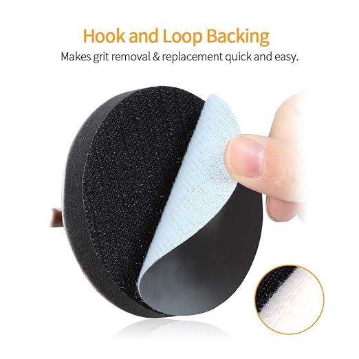SPEEDWOX Hook and Loop Sanding Discs 100pcs 3 Inch 3000 Grit Sandpaper for Wood Drill Grinder Rotary Tools No Hole