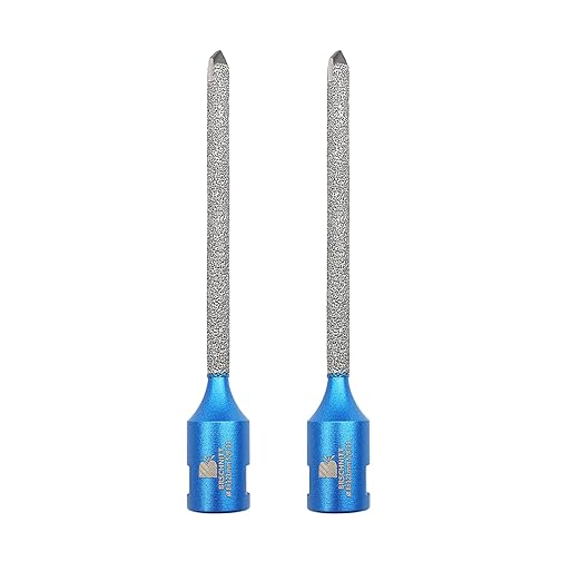Diamond Mortar Raking Bit - BRSCHNITT 2pcs Mortar Raking Tuck Pointing with Carbide Tipped for Granite Marble Concrete Masonry Stone Removals Vacuum Brazed Bit 5/8-11 Thread (8 * 121mm 5/16"* 4-4/5")