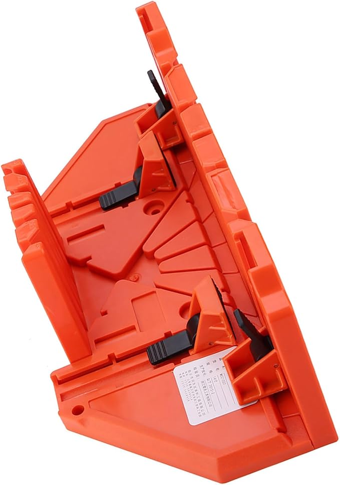 Plastic Mitre Box Pruning Saw Wood Cutting Hand Saw Hardware Tool 14inch with Clamp