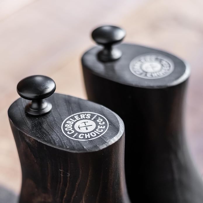 Cobbler's Choice Co. Finest Quality Men?셲 Boot Tree ??Varnished Natural Wood, Timeless Design, Signature Finish, Black