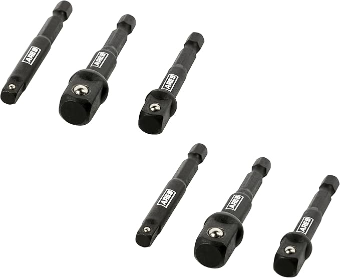 ARES 22048 ??2-Pack 3-Inch Impact Grade Socket Adapter Set - Turns Impact Drill Driver into High Speed Socket Driver - 1/4-Inch, 3/8-Inch, and 1/2-Inch Drive