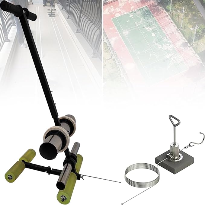 Generic Walk-Behind Floor Tape Applicator for Painting/Lane Marking - Single-Roll Tape Machine, Max Width 14cm - Ideal for Sports and Storage Area