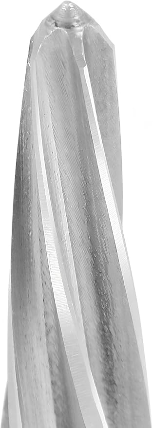 Accusize Industrial Tools H.S.S. Aligning Reamer - 11/16'' Diameter, 4-1/2'' Flute Length, 6-1/2'' OAL, Hex Shank, Spiral Flute, 0523-6025