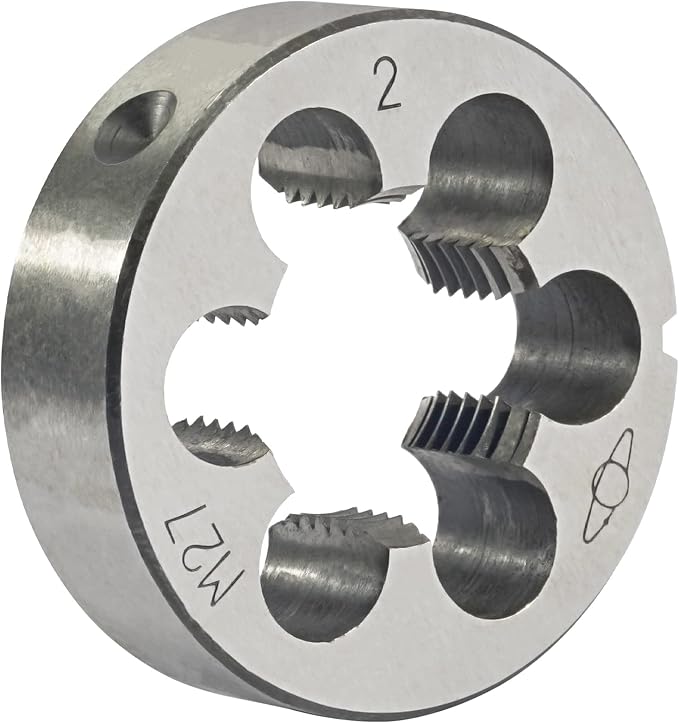 Aceteel M27 x 2 Metric Round Die, Machine Thread Die M27 X 2.0mm Right Hand