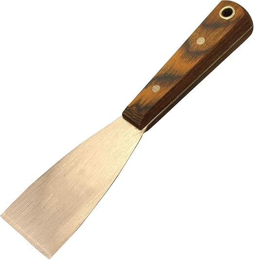CS Unitec | 40 mm Spackle Putty Knife Hand Scraper Tool | Non-Sparking Aluminum Bronze Paint Scraper and Drywall Knife, (EX408-40A)
