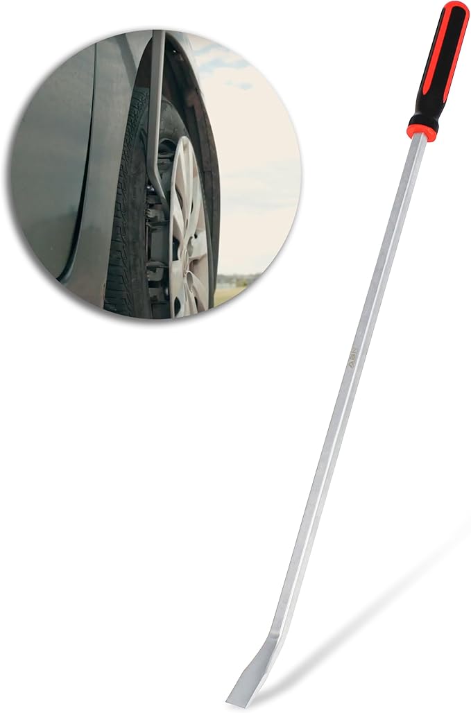 ABN Jumbo Pry Bar Tool ??36in Large Breaker Crowbar with Oversized Mechanics Handle for Heavy-Duty Automotive Prying