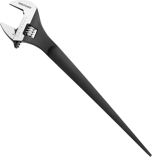 MAXPOWER 16 inch Spud Wrench, Max Jaw Opening 1-9/16 inch