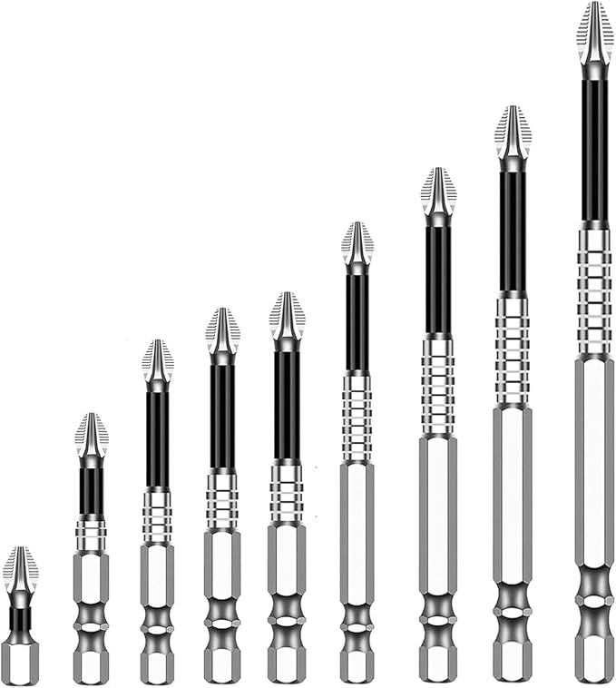 High-Magnetic Screwdriver Drill Bit, Anti-Slip Magnetic Electric Screwdriver Set,Strong Magnetic Durability Screwdriver Drill Bit Set