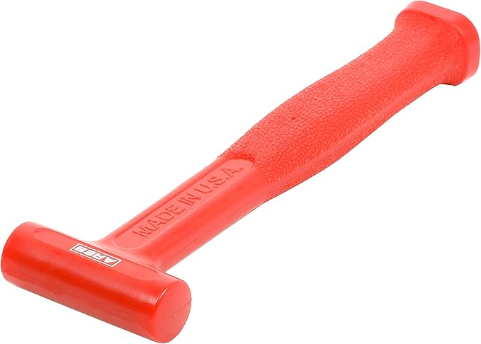 ARES 23049 – 8oz Slim Line Deadblow Hammer – Heavy Head Delivers Powerful Striking Force – Slim Profile Head Design for Greater Impact Accuracy - Made in USA