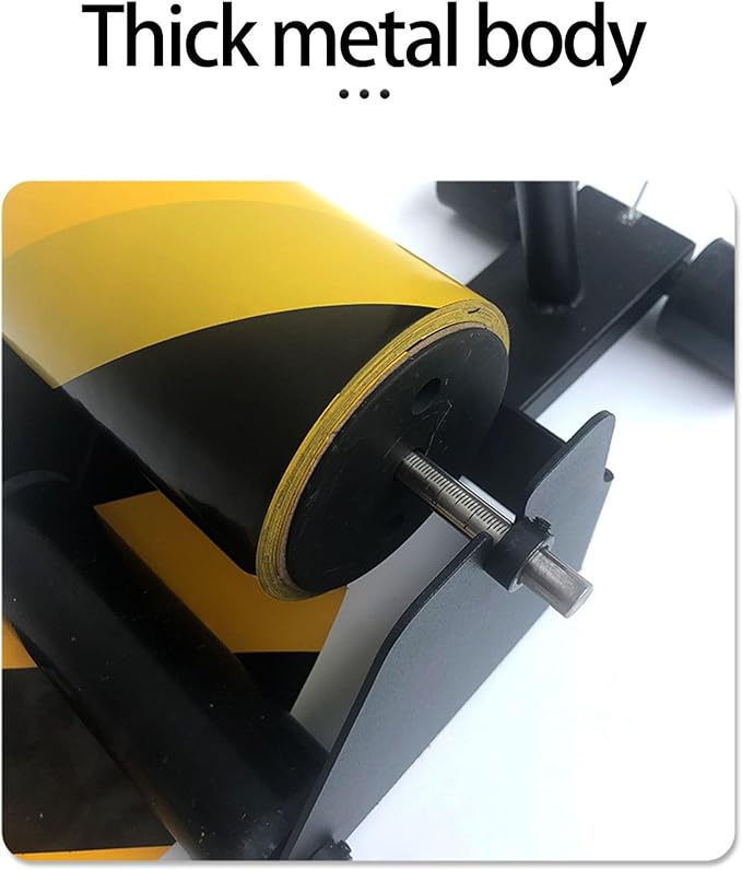 Floor Tape Marking Machine, Manual Lane Applicator with Rubber Roller, Supports Single Or Rolls, Adjustable Spacing, Built-in Ruler,Used for Floor,Decoration Protection and Laying