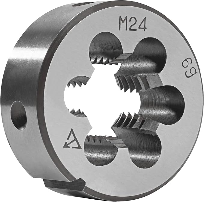 Aceteel M24 x 3 Metric Round Die, Machine Thread Die M24 X 3.0mm Right Hand