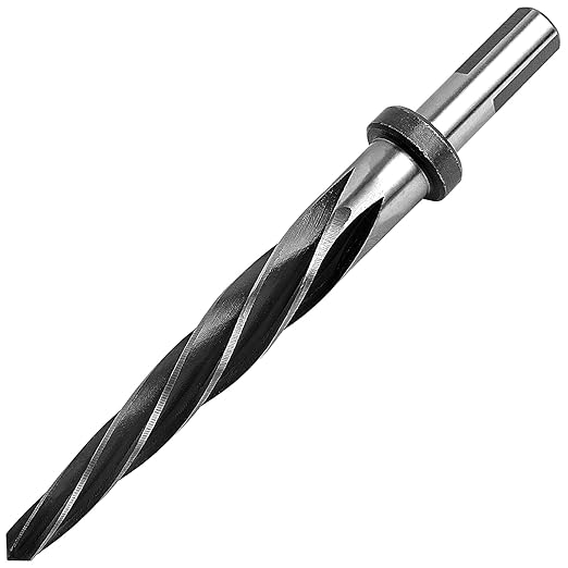 3/4" Reamer Bit for Steel Metal Wood,HSS 3/4" Tapered Reamer Drill Bit Bridge/Construction with 1/2" Shank Chuck Alloy to Align Existing Hole and Enlarge Hole