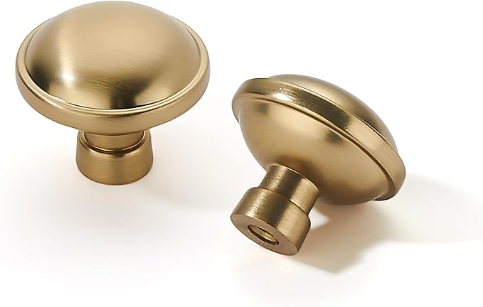 khtumeware 10 Pack 8 Inch(203mm) Champagne Bronze Kitchen Cabinet Handles Warm Brass Cabinet Pulls Gold Kitchen Cabinet Hardware for Cupboard Drawer Pulls Dresser Handle