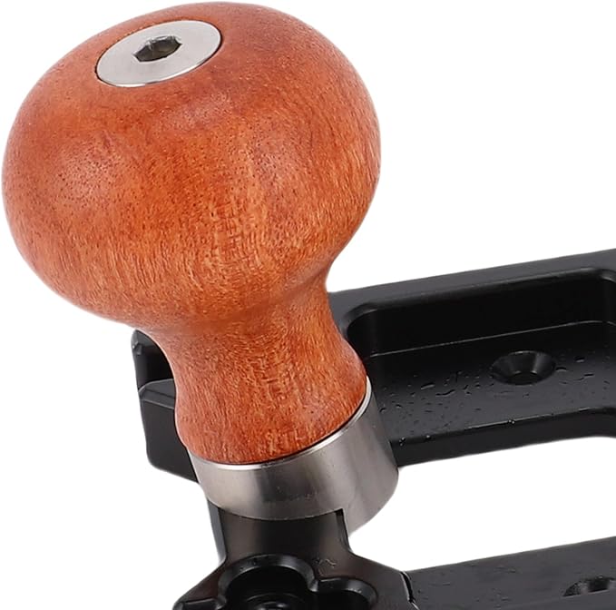 Marhynchus Router Plane Woodworking Tool Hand Plane for Grooves Mortises and Slots with 360 Rotating Comfortable Wooden Handle Adjustable Depth