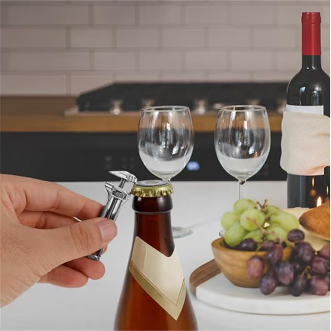 Compact Titanium Multitool, Mini Multitool Wrench, Adjustable Alloy Pocket Tool, Bottle Opener Keychain, Nail Puller, Multi-Functional Tool, For Outdoor Camping Hiking