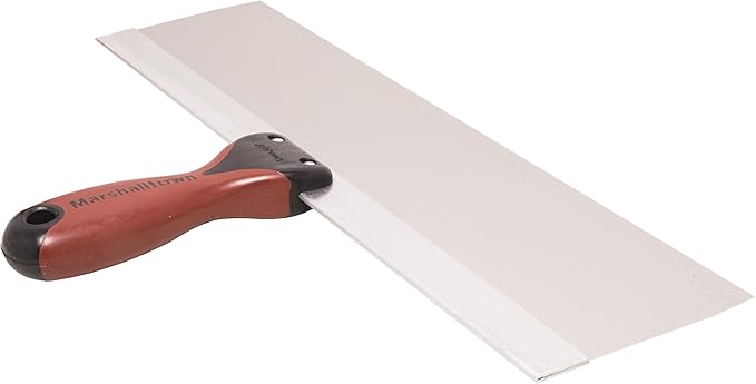 MARSHALLTOWN DuraSoft II Taping Knife, 14 Inch Stainless Steel Blade, For Drywall Finishing, 4514SD