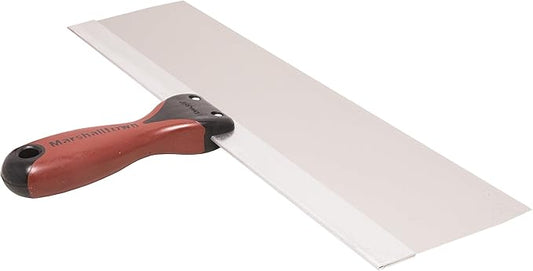 MARSHALLTOWN DuraSoft II Taping Knife, 14 Inch Stainless Steel Blade, For Drywall Finishing, 4514SD
