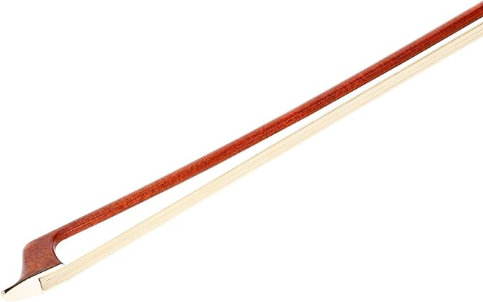 MI&VI CB-795 Professional Pernambuco Wood Skin Carbon Fiber Cello Bow (Full Size 4/4) with High-Density Bow Case Included | Well Balanced | Perfect Weight | Mongolian Horse Hair - MIVI Music