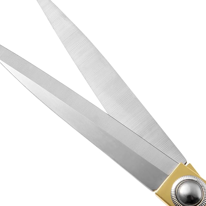 Professional Heavy Duty Sharp Tailor Scissors 10.5" Gold Stainless Steel Dressmaker Shears Multipurpose Sewing Dressmaking Fabric Scissors