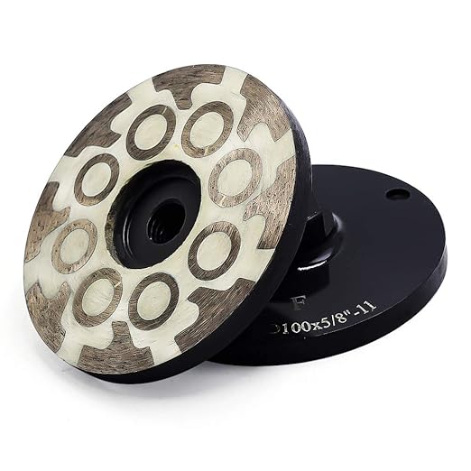 YIJING 4" Diamond Cup Wheel Resin Diamond Grinding Cup Wheel Fine Grit with Thread 5/8??11 for Grinding Stone Concrete and Tiles