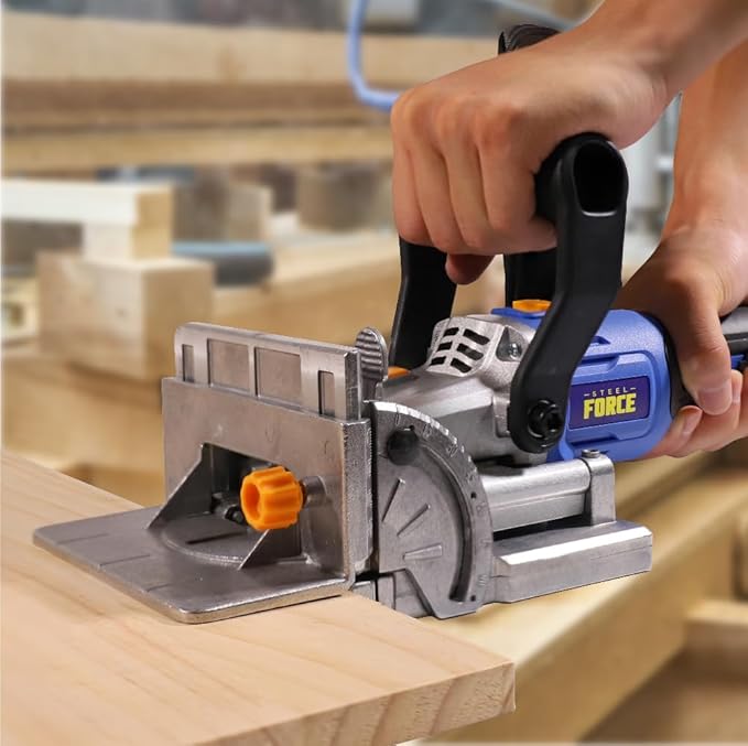 Steel Force BJ760 Electric Wood Biscuit Plate Joiner 4", 120V/60Hz, 760W