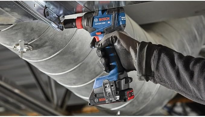 BOSCH GXL18V-501B25 18V 5-Tool Combo Kit with 2-In-1 Bit/Socket Impact Driver/Wrench, 1/2 In. Hammer Drill/Driver, Reciprocating Saw, Circular Saw, LED Worklight and (2) CORE18V 4 Ah Compact Batteries