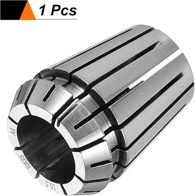 HARFINGTON Spring Collet Chuck ER25 15.5mm 65Mn Spring Steel Precision Router Collets for CNC Engraving Milling Lathe Tool