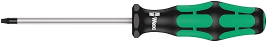 Wera 05028005001 Kraftform Plus 367 Torx Screwdriver, TX 10 Head, 3-1/8" Blade Length
