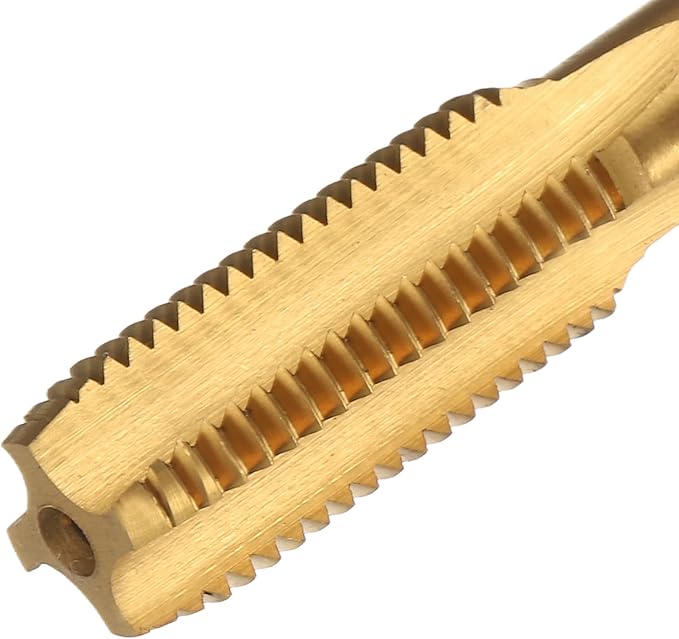 uxcell Metric Thread Tap M12 x 1.5 H2 150mm Straight Flute Screw Thread Milling Machine Taps Threading Tapping Repair Tool