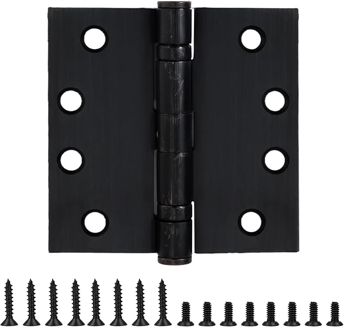 1 Pack Oil Rubbed Bronze 4 Inch Heavy Duty Commercial Ball Bearing Door Hinges