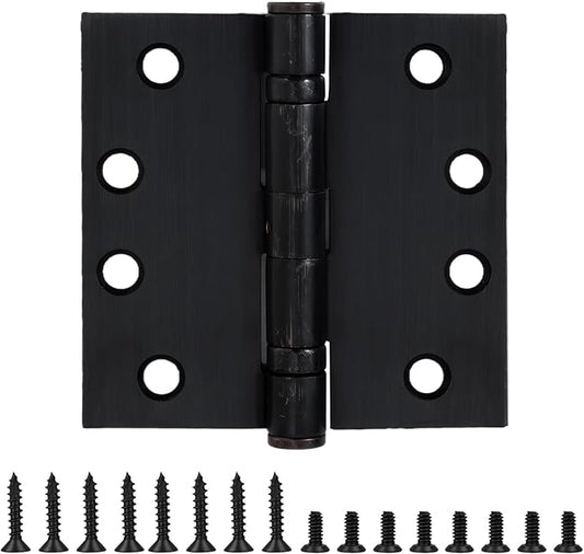 1 Pack Oil Rubbed Bronze 4 Inch Heavy Duty Commercial Ball Bearing Door Hinges