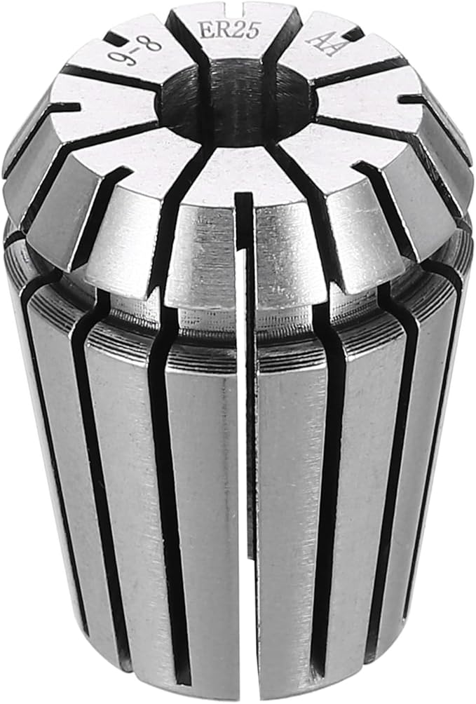 HARFINGTON Spring Collet Chuck ER25 9mm 65Mn Spring Steel Precision Router Collets for CNC Engraving Milling Lathe Tool