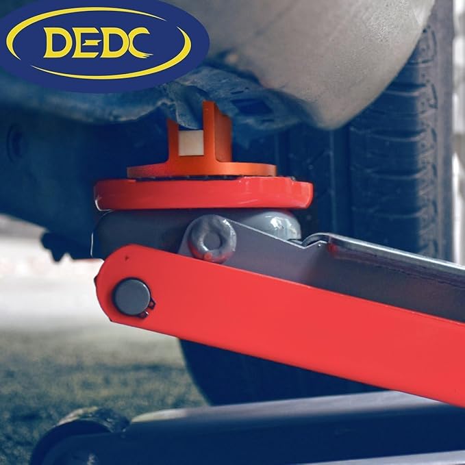 DEDC Universal Aluminum Grooved Magnetic Jack Pad, Jacking Puck Pinch Weld Frame Rail Adapter, Oil Change Mush Haves, Change Tire Repair Tires Oil Must Have, for Car SUV Truck Pickup Sedan MPV Wagon