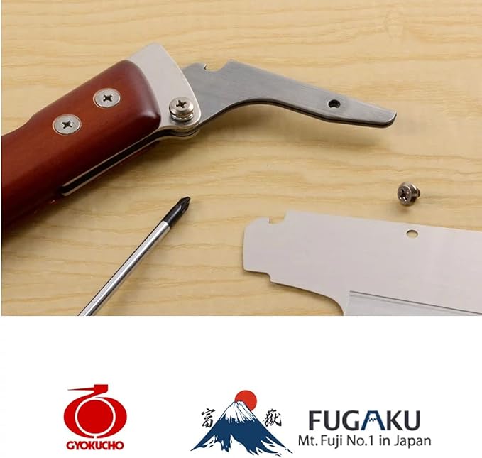 Gyokucho Razorsaw Fugaku Dozuki Universal Saw 240mm No. 112, with Replaceable Blade