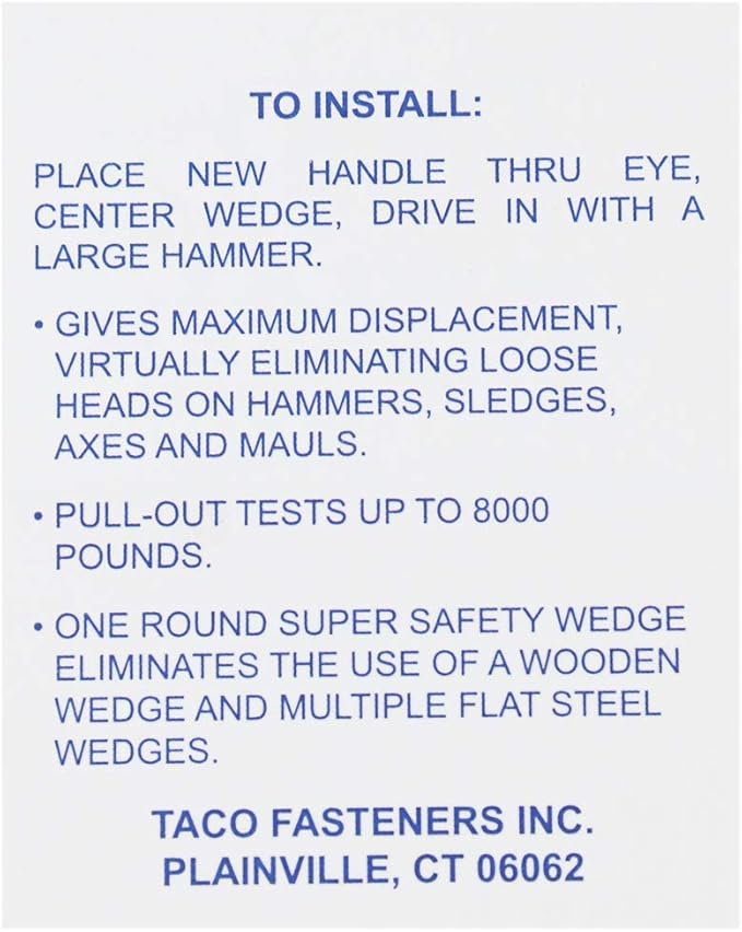 15 Pack Super Safety conical Handle Wedges