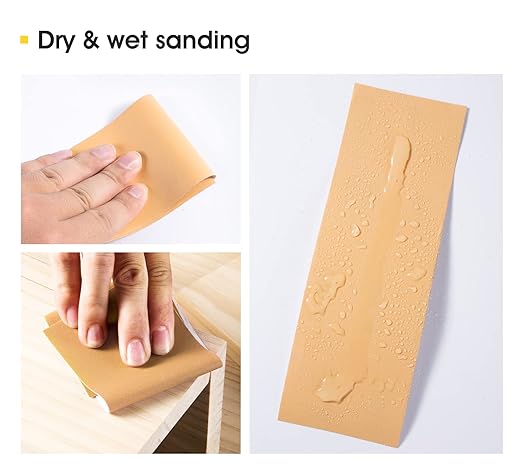 S SATC 1000 Grit PSA Longboard Sandpaper 20 Yard Long Continuous Roll, 2-3/4" Wide Self Adhesive Stickyback Sanding Sheets for Automotive, Hand Sanding Blocks,Woodworking, Metal, Plastic